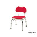 【暮らしラクラク応援セール】安寿 シャワーベンチ CPE-N 背付 536-302 レッド 220031 S0300【取り寄せ・返品不可商品】