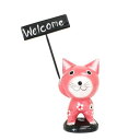 【暮らしラクラク応援セール】ウェルカムボード ネコS ピンク 10223800736【取り寄せ・返品不可商品】