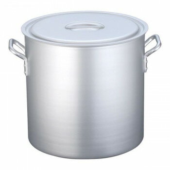 【暮らしラクラク応援セール】遠藤商事　TKG　寸胴鍋　アルミニウム(アルマイト加工)　(目盛付)　42cm　AZV6342【取り寄せ・返品不可商品】