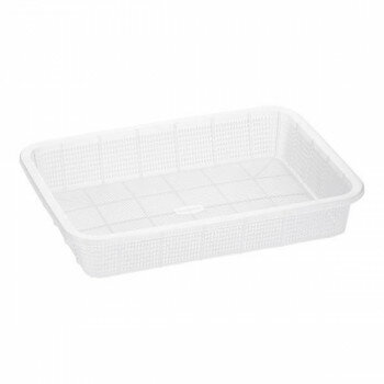 【暮らしラクラク応援セール】セキスイ　角篭浅型　中　クリア　K-542　AKG228【取り寄せ・返品不可商品】