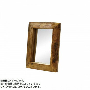 【暮らしラクラク応援セール】廃材ウッドミラーSW201 S 24077109【取り寄せ・返品不可商品】