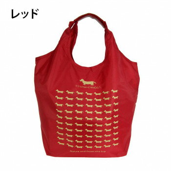 【暮らしラクラク応援セール】優美社　3L02-01　WHOLLY （ウォーリー） クリテエコバッグ大 レッド【取り寄せ・返品不可商品】