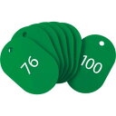 【暮らしラクラク応援セール】オープン工業 スチロール番号札 大 76~100 緑 BF-53-GN【取り寄せ・返品不可商品】