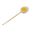 【暮らしラクラク応援セール】日本職人が作る 食品サンプル耳かき ゆで卵 IP-476【取り寄せ・返品不可商品】