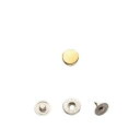 【暮らしラクラク応援セール】協進エル 附属金具 バネホック 小(No.1) 20個入 直径10mm 足6mm ゴールド 1175531-02【取り寄せ・返品不可...