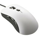 【暮らしラクラク応援セール】OHM 静音マウス 有線タイプ BlueLEDセンサー付 L ホワイト PC-SMUBS5L-W【取り寄せ・返品不可商品】