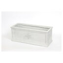 【暮らしラクラク応援セール】MURATAYA ロングプランターフォレスト White 3709【取り寄せ・返品不可商品】