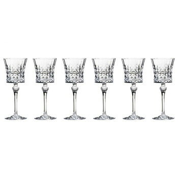 【暮らしラクラク応援セール】クリスタル・ダルク ワイン6客セット L9744C 5459-056【取り寄せ・返品不可商品】