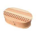 【暮らしラクラク応援セール】若兆 曲げわっぱ弁当箱 plum BENTO-4【取り寄せ・返品不可商品】