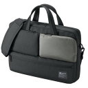 【暮らしラクラク応援セール】サンワサプライ カジュアルPCバッグ 15.6インチワイド対応 ブラック BAG-CA10BK【取り寄せ・返品不可商品】