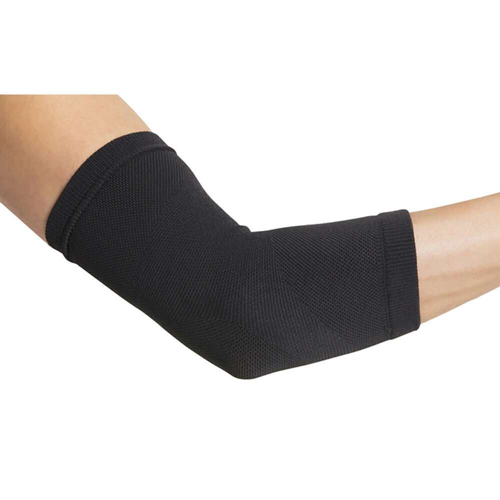 【取寄】D&M ディーアンドエム DMS-109677 アスメディサポーター しっかりしめる スリーブタイプN ひじ ブラック メンズ・ユニセックス