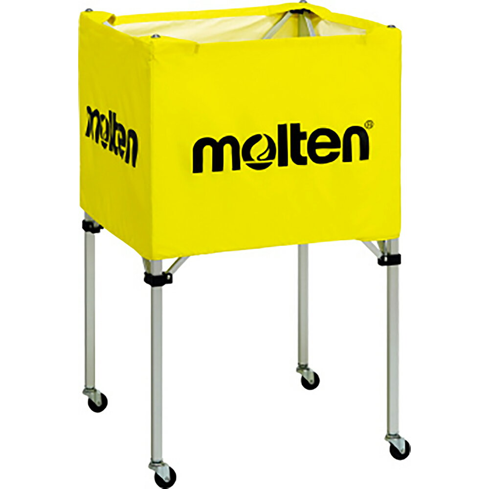 【取寄】(molten) モルテン MRT-BK0023Y 折りたたみ式ボールカゴ 中・背高 黄 メンズ・ユニセックス