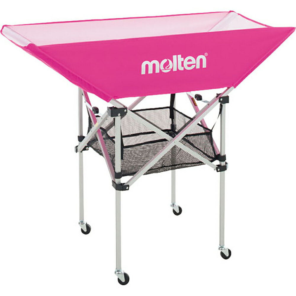 【取寄】(molten) モルテン MRT-BK0033P 折りたたみ式平型ボールカゴ 背高 ピンク メンズ・ユニセックス
