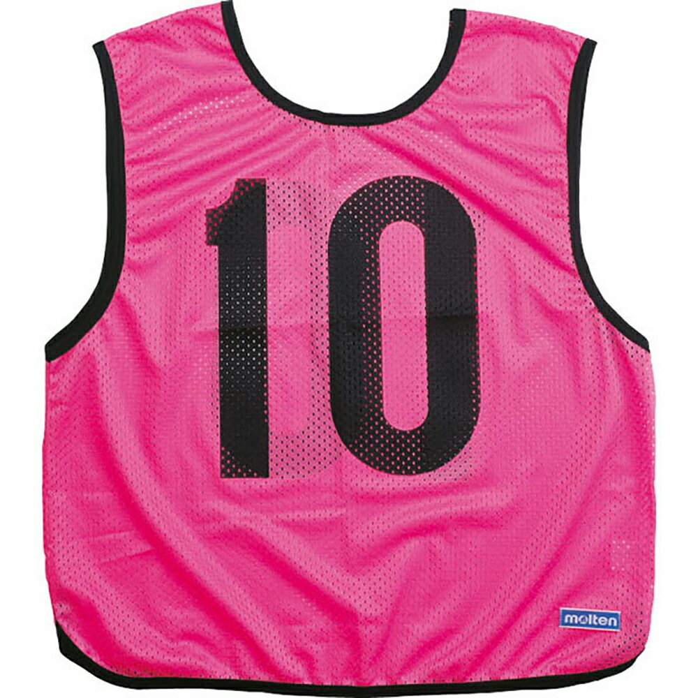 【取寄】(molten) モルテン MRT-GB0013-25 ゲームベスト (25)PK 蛍光ピンク メンズ・ユニセックス