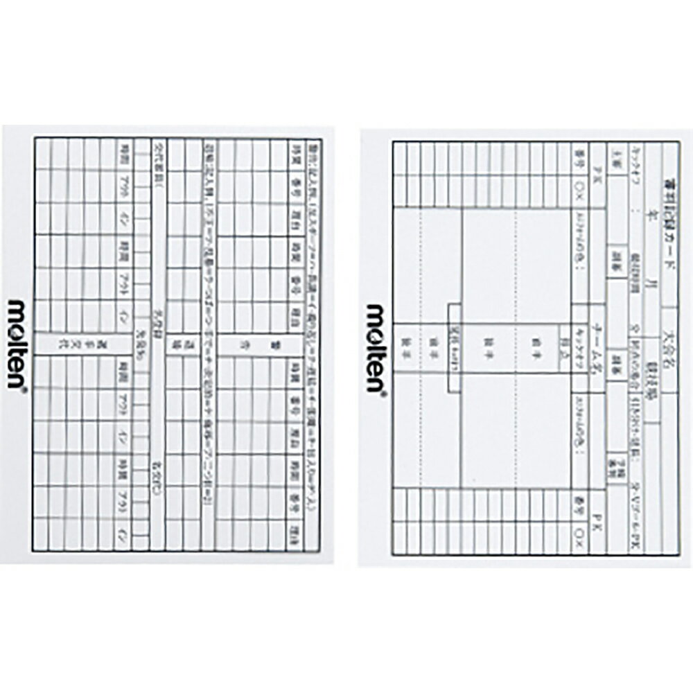 【取寄】(molten) モルテン MRT-XFSN 審判記録カード メンズ・ユニセックス