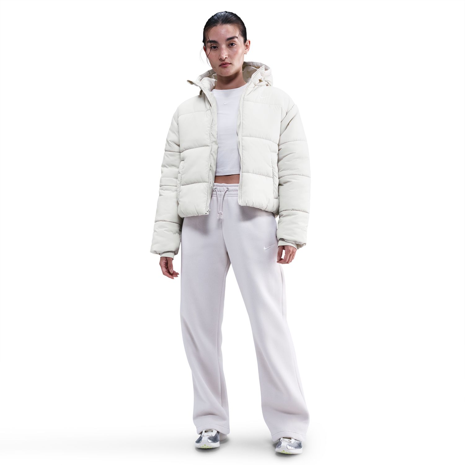 【取寄】 (NIKE) ナイキ NJP-FZ5900-072 ナイキ ウィメンズ NSW TF SYNFL CLSC PFR ジャケット (072)ライトボーン/(ホワイト) レディース