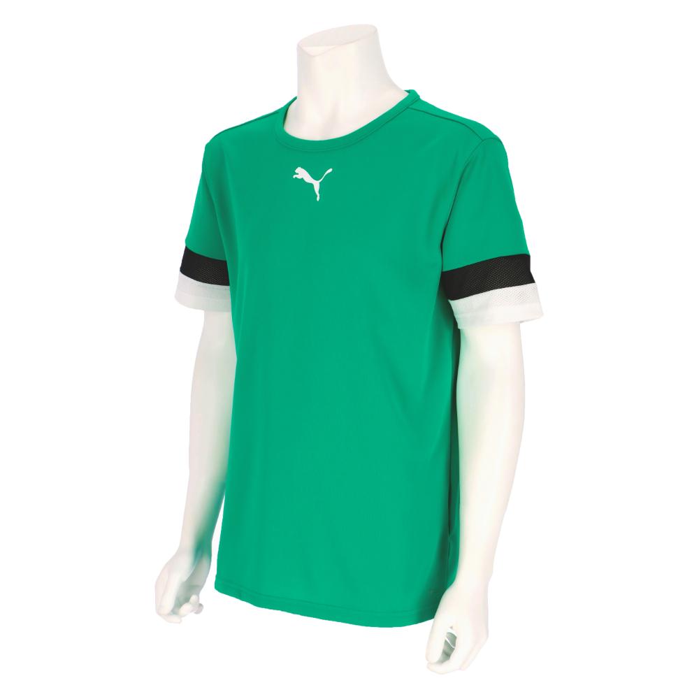 【取寄】 (PUMA) プーマ PMJ-705141-05 teamRISE ゲームシャツ (05)Pepper Green-Puma Black-Puma W...