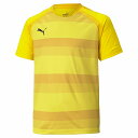 【取寄】 (PUMA) プーマ PMJ-705149-07 teamVISION フープ ゲームシャツ JR (07)Cyber Yellow-Spectra ...