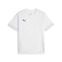 【取寄】 (PUMA) プーマ PMJ-706361-04 teamGOAL ゲームシャツ Jr (04)PUMA White-PUMA Black-Feath...