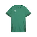 【取寄】 (PUMA) プーマ PMJ-706361-05 teamGOAL ゲームシャツ Jr (05)Sport Green-PUMA White-Powe...