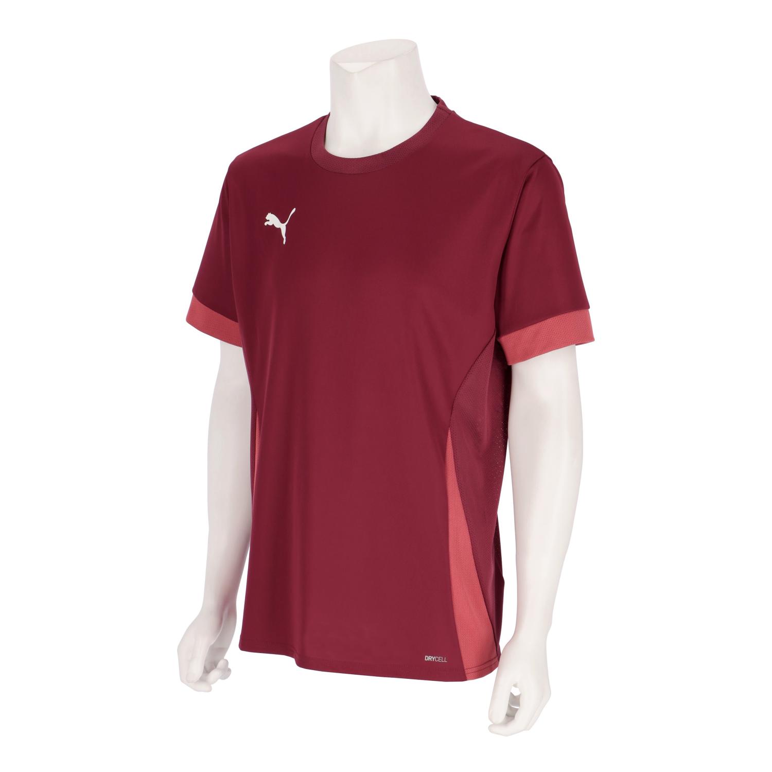 【取寄】(クリアランス) (PUMA) プーマ PMJ-706362-09 teamGOAL ゲームシャツ (09)Team Regal Red-PUMA Wh...