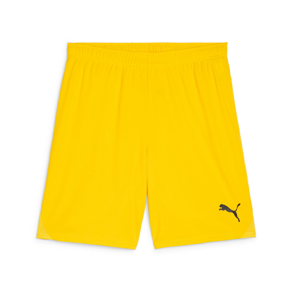 【取寄】(クリアランス) (PUMA) プーマ PMJ-706377-07 teamGOAL ゲームパンツ (07)Faster Yellow-PUMA Bla...