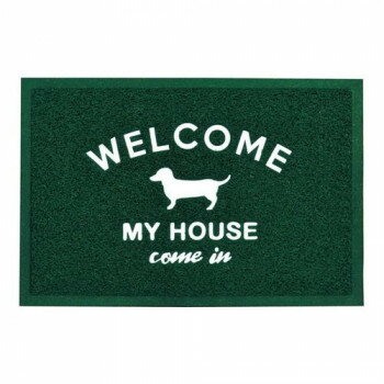 【暮らしラクラク応援セール】PVCエントランスマットS ドッグGR 167105【取り寄せ・返品不可商品】