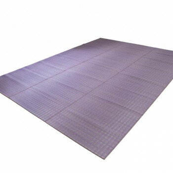 Mats - 【暮らしラクラク応援セール】い草カーペット 博多 パープル 174×174cm 1080970230202【取り寄せ・返品不可商品】