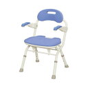 【暮らしラクラク応援セール】安寿 折りたたみシャワーベンチ FSフィット 536-057 ブルー 337214 S0794【取り寄せ・返品不可商品】