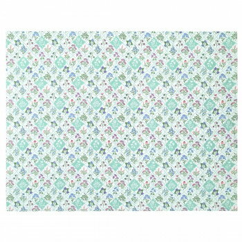 【暮らしラクラク応援セール】マルチクロス レースフラワー ブルー 15625880312【取り寄せ・返品不可商品】