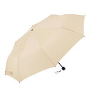 【暮らしラクラク応援セール】LESS IS MORE ストロング8 折りたたみ傘 60cm ベージュ U360-1125BG1-BI【取り寄せ・返品不可商品】
