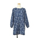 【暮らしラクラク応援セール】フレンズヒル カッポウギ(デジプリ) フルールデシャン ネイビー RW-241-25【取り寄せ・返品不可商品】