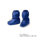 【暮らしラクラク応援セール】ダウンソックスショート 登山向き ブルー×チャコールネイビー Lサイズ WD040【取り寄せ・返品不可商品】