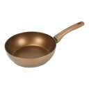 【暮らしラクラク応援セール】パール金属 VISIONS GOLD Coating IH対応ディープパン24cm CP-8814【取り寄せ・返品不可商品】