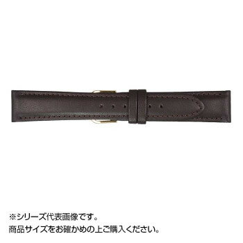 【暮らしラクラク応援セール】MIMOSA(ミモザ) 時計バンド EMカーフ 17mm ダークブラウン (美錠:銀) CEM-B17【取り寄せ・返品不可商品】