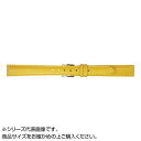 【暮らしラクラク応援セール】MIMOSA(ミモザ) 時計バンド ベビーカーフKC 8mm イエロー (美錠:金) CKC-Y8【取り寄せ・返品不可商品】
