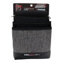 【暮らしラクラク応援セール】DBLTACT 3段腰袋 杢グレー DTM-03S-GL 582807【取り寄せ・返品不可商品】