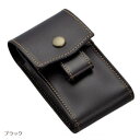 【暮らしラクラク応援セール】レザータバコケース(日本製) ブラック【取り寄せ・返品不可商品】