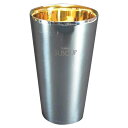 【暮らしラクラク応援セール】TSUBAME SUSCUP ストレートカップ 内面24金メッキ φ7×12cm SCW-4G【取り寄せ・返品不可商品】