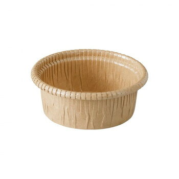 【暮らしラクラク応援セール】天満紙器 カールカップ (茶無地) 100枚 CR8739-0001【取り寄せ・返品不可商品】