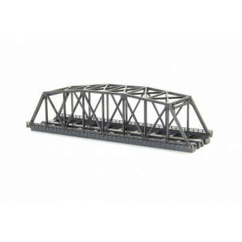 【暮らしラクラク応援セール】トイテック 複線トラス鉄橋 (黒) 220mm R094【取り寄せ・返品不可商品】