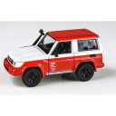 【暮らしラクラク応援セール】JADI B トヨタ ランドクルーザー 71 14 ショートホイールベース レッド/ホワイト 1/64スケール PA55563【取り...