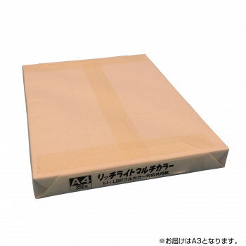 樂天商城 - 【暮らしラクラク応援セール】オストリッチダイヤ リッチライト マルチカラー A3 250枚/冊 6冊入1箱 MC-02【取り寄せ・返品不可商品】