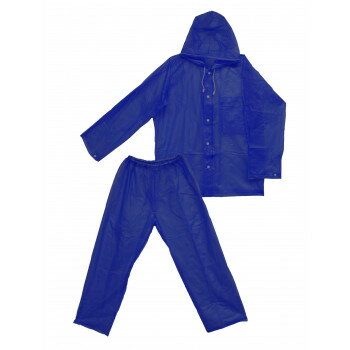 【暮らしラクラク応援セール】コヤナギ PVCライトスーツ PC1300 ネイビー LL【取り寄せ・返品不可商品】