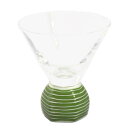 【暮らしラクラク応援セール】有田焼 有田浪漫グラス SAKE GLASS 六角 グリーンライン【取り寄せ・返品不可商品】