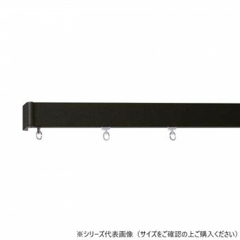 【暮らしラクラク応援セール】30018528 トーソー(TOSO) 装飾レール レガ-トユニ Aセット ブラック シングル2.00m【取り寄せ・返品不可商品】