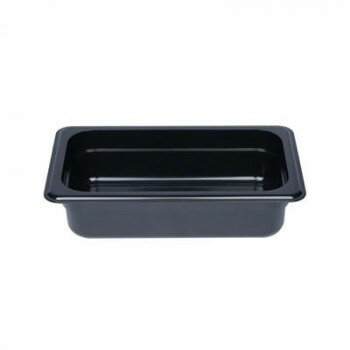 【暮らしラクラク応援セール】フードパン 1/4 深さ65mm ブラック PLPA8142BK【取り寄せ・返品不可商品】