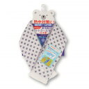 【暮らしラクラク応援セール】成願 Eco de クール シンプルドット ボタン・保冷剤付き ポケットクールマフラー PCSB-100 NB【取り寄せ・返品不可商...