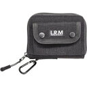 【暮らしラクラク応援セール】L.R.M ナイロンかぶせミドルラウンドサイフ CMK20-0705 BK【取り寄せ・返品不可商品】