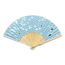 【暮らしラクラク応援セール】komon+ 和紙扇子 70型25間 青海波クジラ AW-KP-004【取り寄せ・返品不可商品】